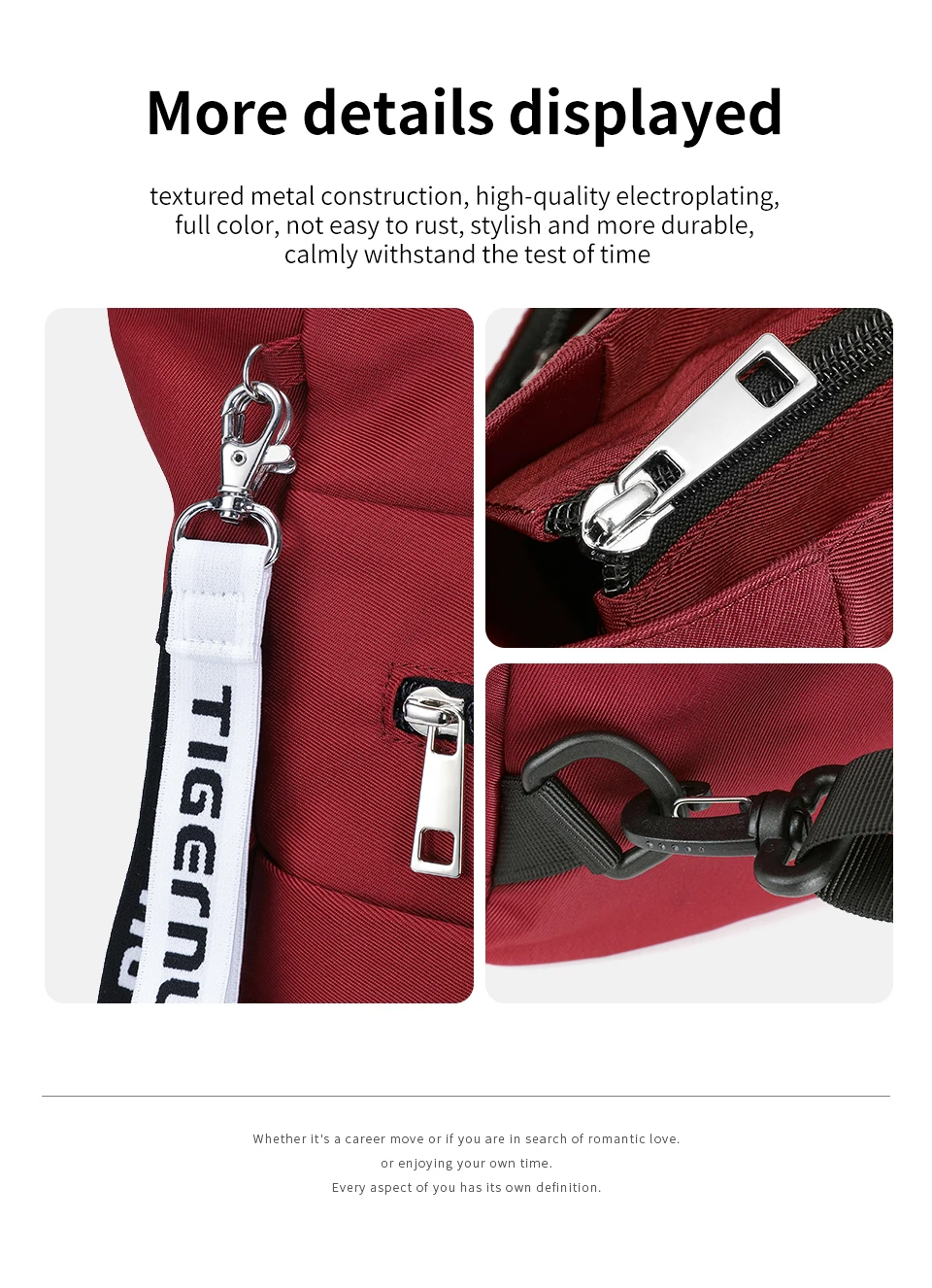 Tigernu Rucksäcke für Frauen 14 15,6 Zoll Laptop Rucksack weibliche Tasche Frauen Schultertaschen Mädchen Einkaufstasche Reiserucksäcke – Detail 11