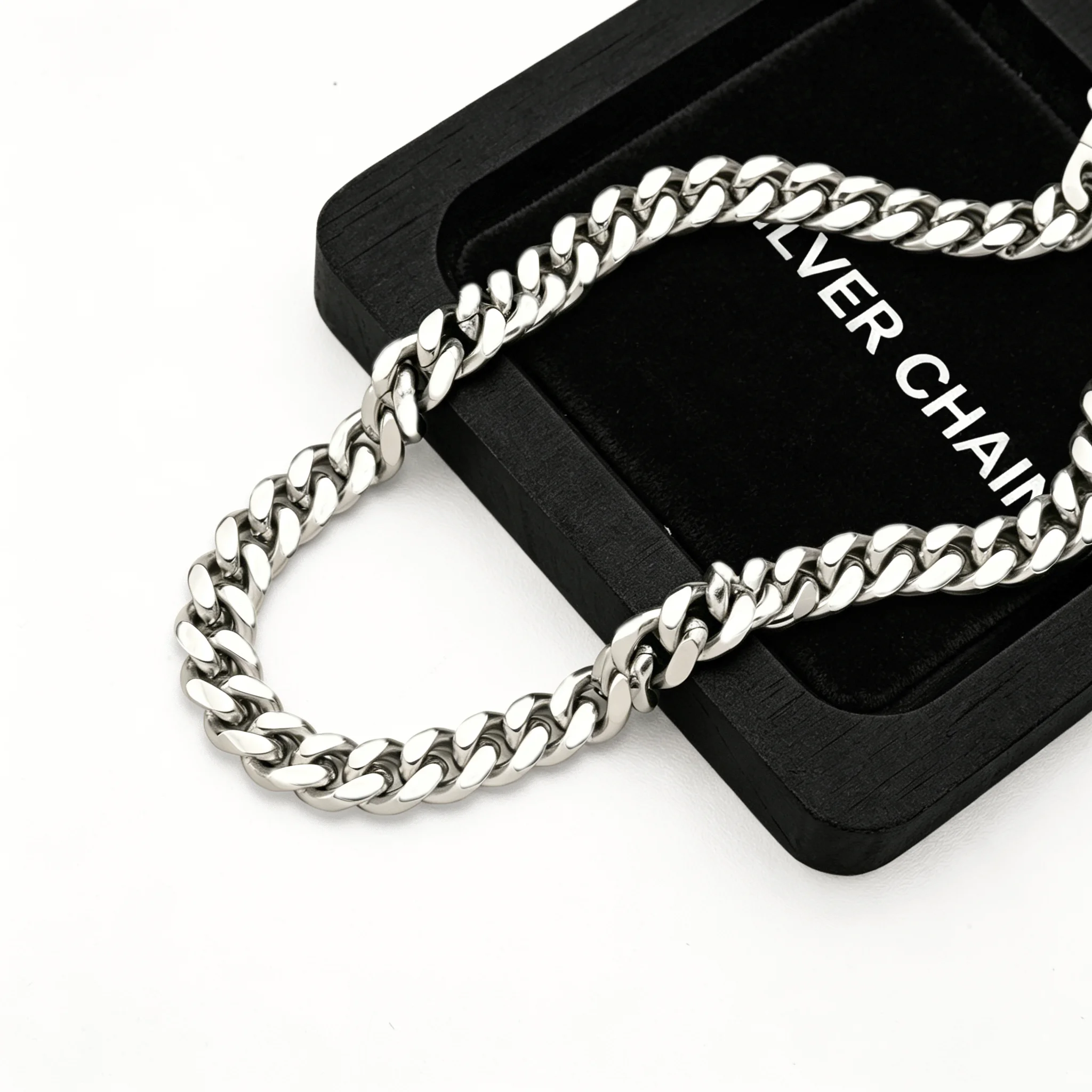 Men's Encrypted Cuban Chain Necklace With Imitation Zircon Sparkling Buckle Men's Cuban Bracelet, Hip-hop Necklace Jewelry
