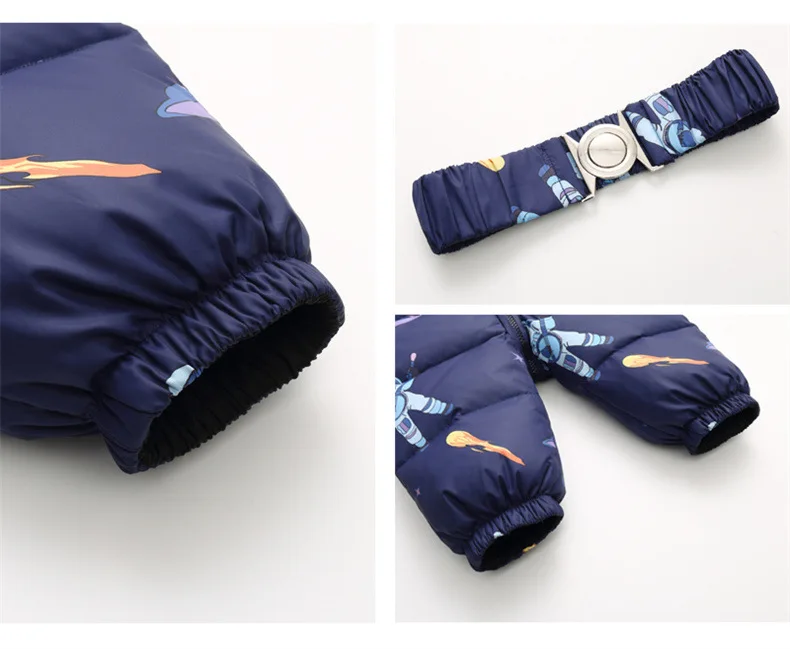 Winter Ski Anzug Baby Overall Jungen Overalls Warme daunenjacke Kinder kleinkind mädchen Kleidung Kinder Kleidung kunstpelz mantel mantel – Detail 19