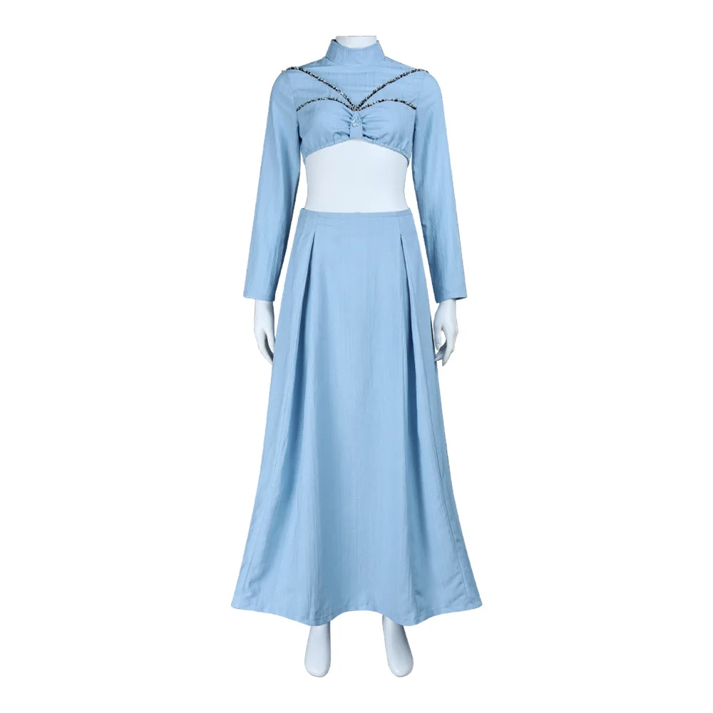 

Padme Cosplay Costume Amidala Disguise Woman Dress Adult Halloween Carnival Party Clothing