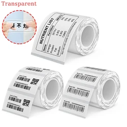 Niimbot B21 Transparent Label Sticker 40x20mm 40x30mm 50x80mm Adhesive Clear Label Tape Paper work for B21/B1/B203/B3S Machine