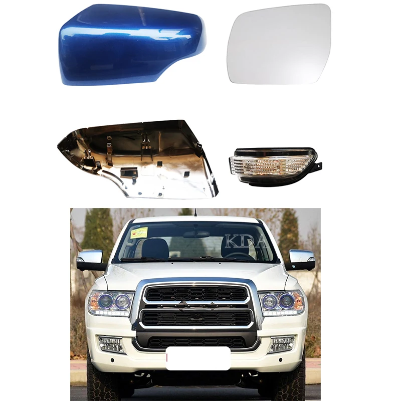 クリスタルミラーランプ Auto Left Right Rear Mirror Cover Glass Turn Signal Light Lamp for