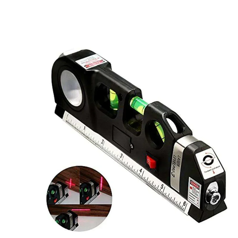 Multipurpose Laser Ruler LaserLV03 Multifunctional Laser Level and Spirit Level Metric Rulers Laser Straight Line Horizon