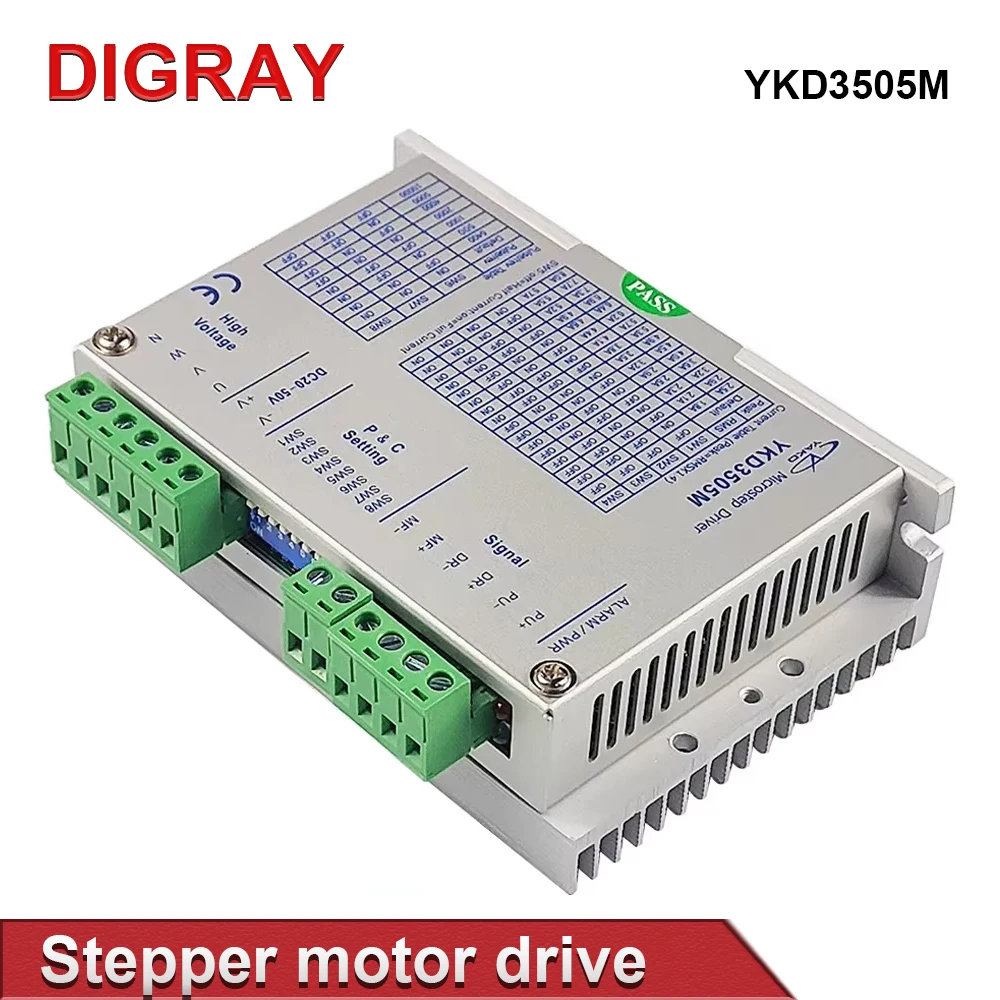 DIGRAY YAKO Stepper Motor Driver YKD3505M For 3 Phase 42~86mm (NEMA 17~34) Stepper Motors Which Current Are Below 5.7A.