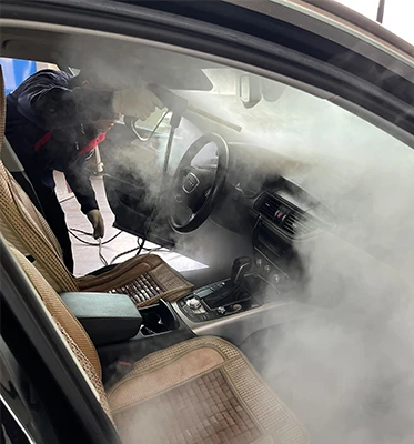 CE Certified 8 Bar Steam Car Wash Machine 170℃ High Temperature High Pressure Steam Cleaner For Car Detailing 6KW