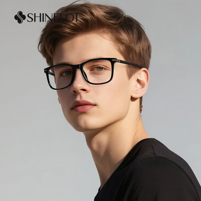 

93551 Medical Grade Eyeglasses Prescription Frame Science Geek Glasses Full Frame Casual Durable Eyewear Men Birthday Gift