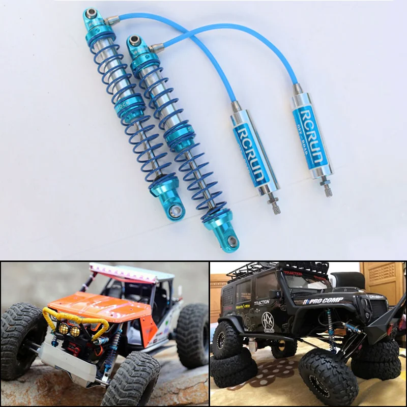 2szt Metalowe amortyzatory tłumiące podciśnienie do 1/10 RC Crawler Car Traxxas TRX4 TRX6 AXIAL SCX10 RC4WD D90 Diy Parts