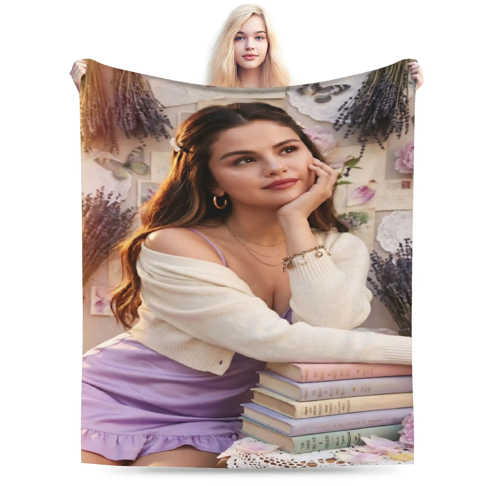 Selenas Gomezs I Said I Love You First Blankets Fleece  Cozy Super Soft Throw Blanket for Bed Plush Thin Quilt