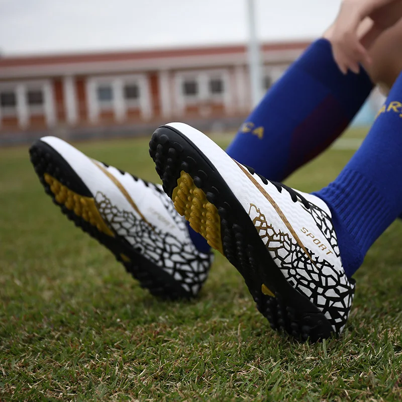 Yishen Sapatos De Futebol Para Crianças, Tênis De Treinamento De Futebol, Turf, Indoor, FG, TF