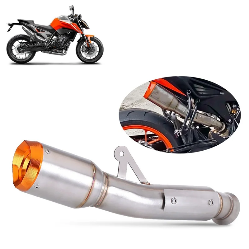 

Motorcycle Exhaust Link Pipe Muffler Accessories For DUKE 790 890 Exhaust System Escape