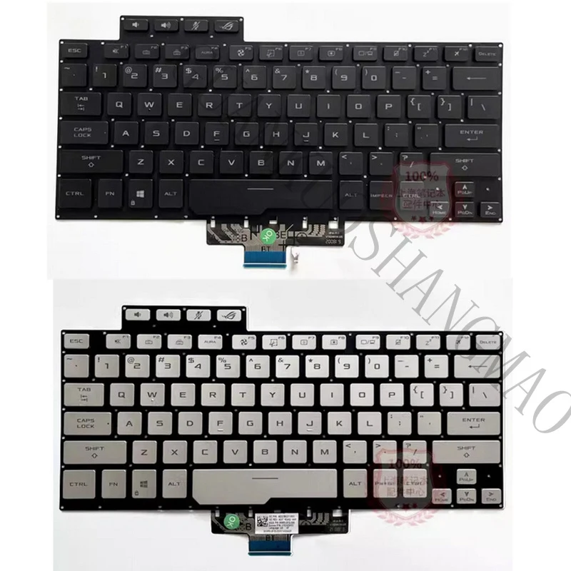HJY...is suitable for ASUS ROG Zephyrus G14 GA401 GA401U GA401M portable computer, US keyboard, black/silver