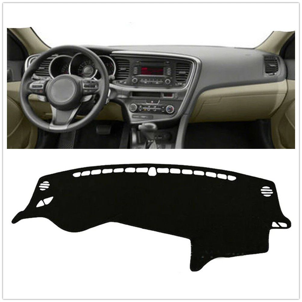 Car Front Dashboard Cover Carpet Dash Board Heat Proof Mat Shield Pad Shade Strip For Kia Optima K5 2011-2015