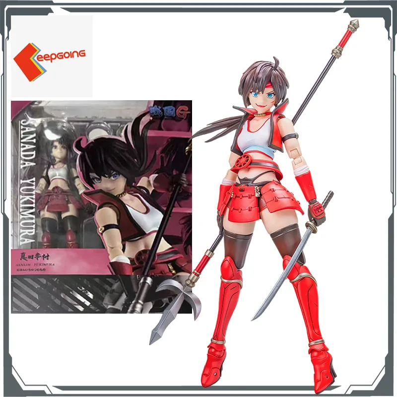 

KEEPGOING Original Sanada Yukimura 1/12 160mm Anime Action Figures Toys for Boy Christmas Gift Collectible Model Ornaments