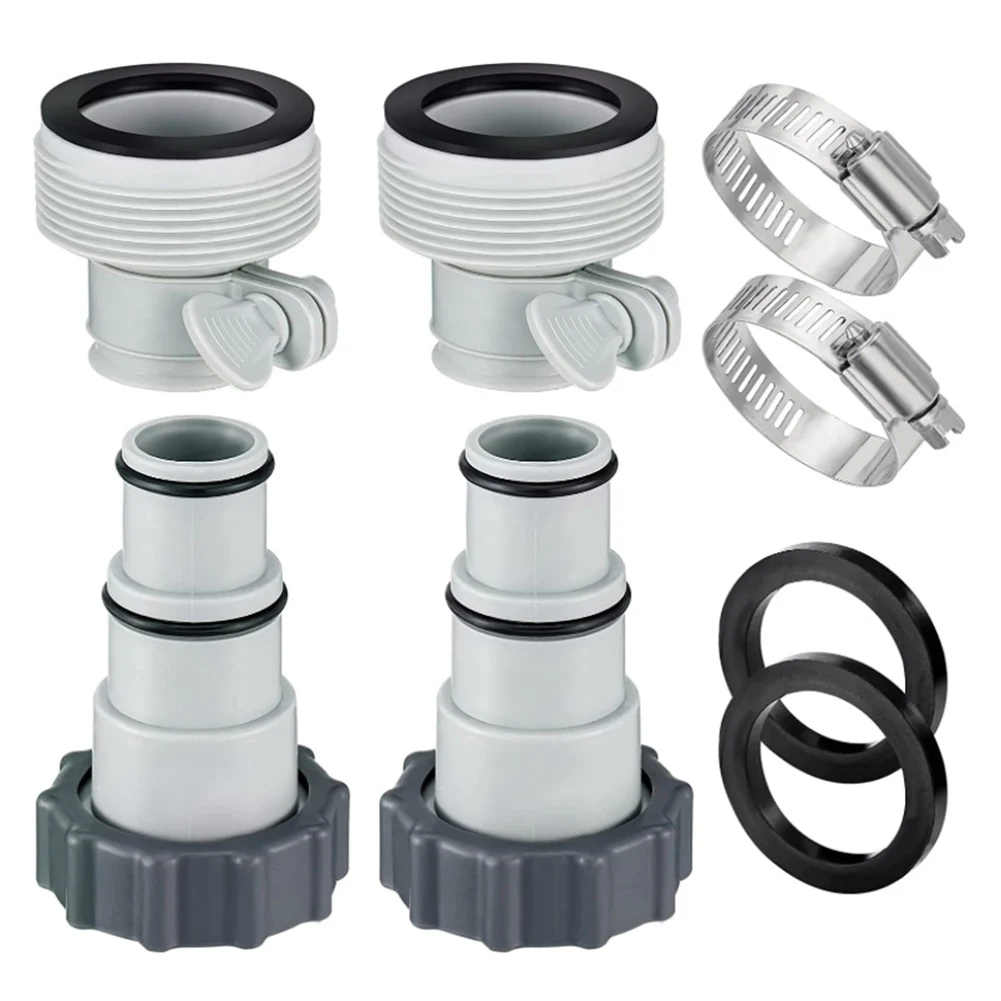 8PCS Hose Adapter To Plunger Valve Converts 1.5\