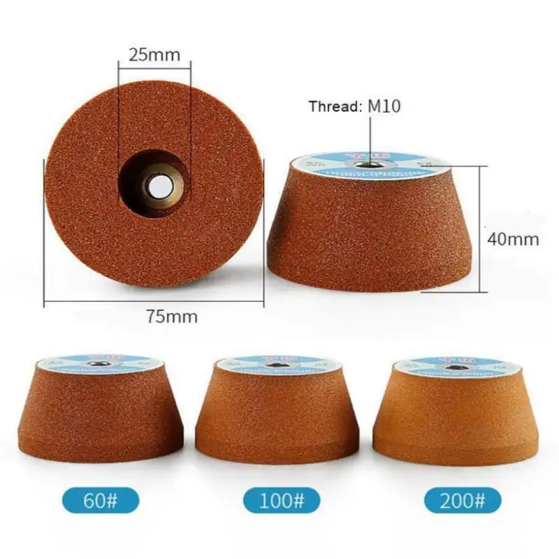 1Pcs Emery Polishing Wheel Metal Grinding Wheel Emery Cup For Type 100 Angle Grinder Steel Grinding Head Polishing Trimming Tool