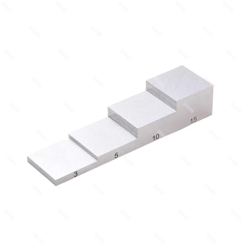 Ultrasonic Thickness Gauge Calibration Block - 4, 5, 6, 7, 8, 9, 10 Step Standard - High Precision