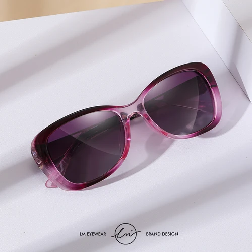 Imagen 2 del producto LM 2024 gafas De sol para mujer lentes polarizadas con gradiente diseño De lujo para mujer elegante UV400 gafas De moda Lunette De Soleil Femme