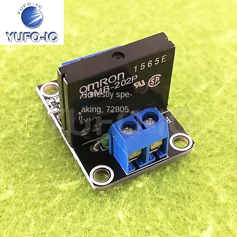 Free Ship 1PCS 1-Way 5V Low-Level Solid State Relay Module Fused Solid State Relay 250V2A