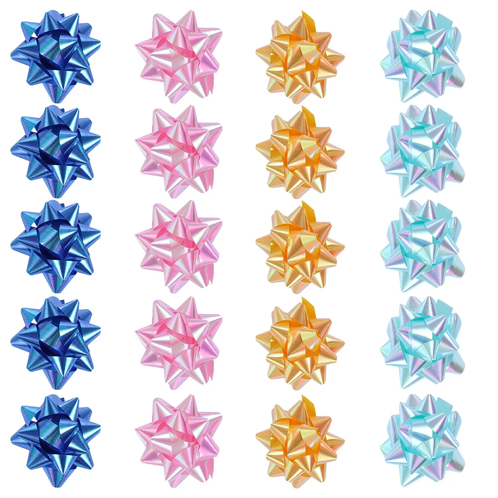 

50pcs Ribbon Bow Bows Christmas Gift Gift Bow Pull Flower Pull Bow-Knots Bowknots Bright Colors Wedding Party