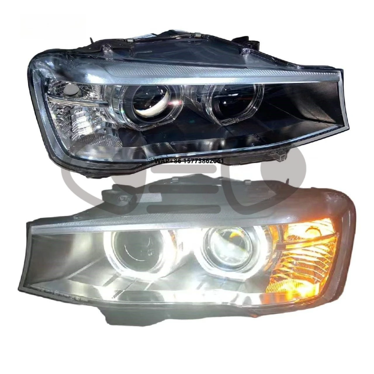 

1 Set Suitable for X3 X4 Series F25 F26 2014-2017 Xenon Bulb Headlights, Car Headlights, Headlight Half Assembly
