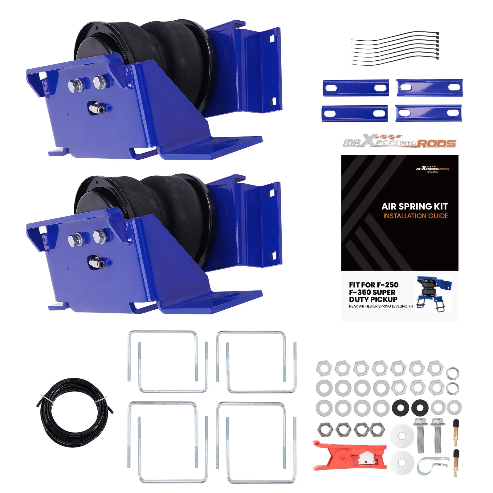 

Комплект пневматических рессор для выравнивания задней подвески для Ford F-350 Lariat XLT 2005-2007, F-250 Base 1999