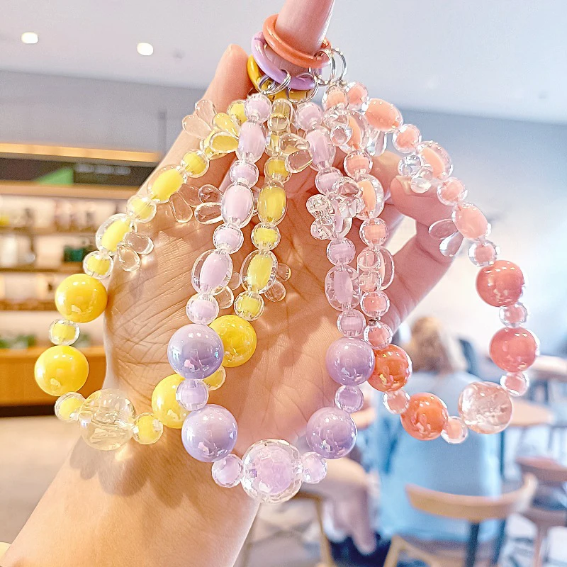 Creative Mobile Phone Lanyard Transparent Rabbit Mobile Phone Short Wrist Strap Universal Mobile Phone Anti Loss Lanyard Gifts image 3