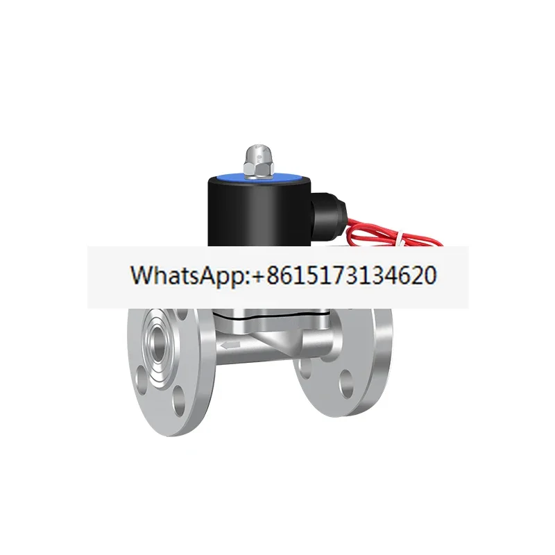 304 stainless steel flanged solenoid valve normally closed water valve project DN40/50/65/80/100/PN1.0/1.6