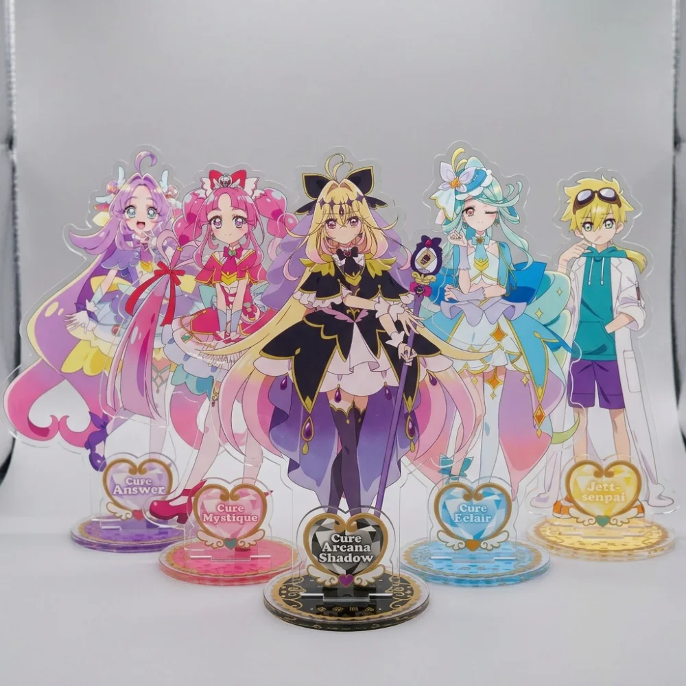 Star Detective Precure Anime Acrylic Stand keyring Kawaii Cure Answer Mystique Arcana Shadow Idol Desktop Figure Ornament Decor