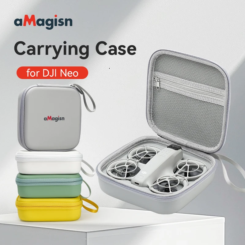 ل DJI Neo الطائرة بدون طيار المحمولة حمل حقيبة الصلب بولي EVA إيفا السفر حقيبة تخزين صغيرة للصدمات حافظة مقاومة للماء حامي الملحقات