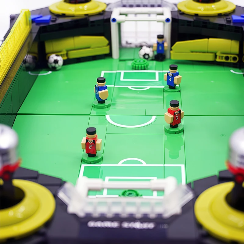 

Электрическое футбольное поле XZ0010 для двух игроков, конструктор, креативная игровая машина, DIY игрушки, подарок на Рождество для мальчика