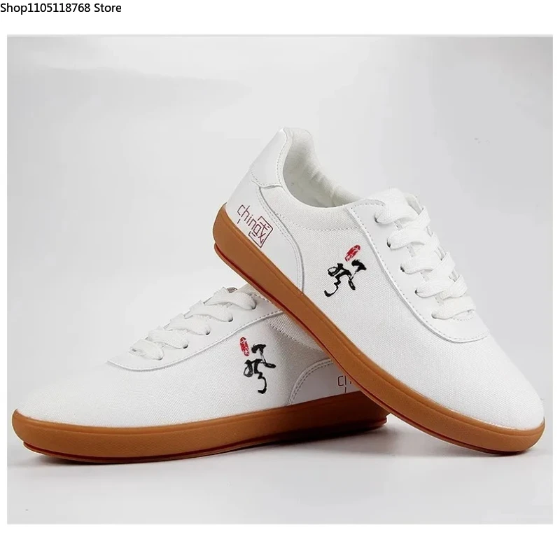 

Холщовая дышащая обувь для кунг-фу, мужская и женская обувь для боевых искусств тайчи, удобные износостойкие кроссовки для каратэ, тхэквондо