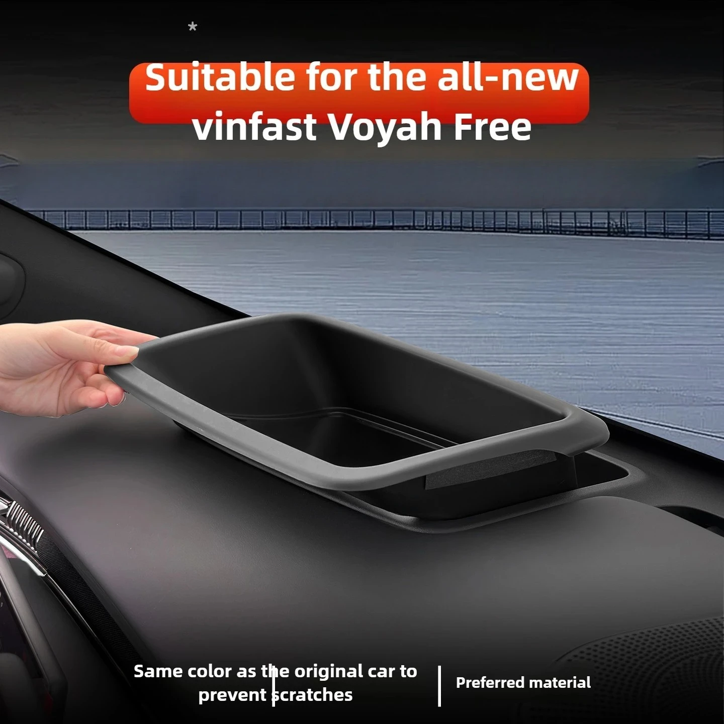 For Voyah Free+ Car Central HUD Display Protective Cover Head Up Display Projection Screen Frame Dashboard Dust Cover Accessory