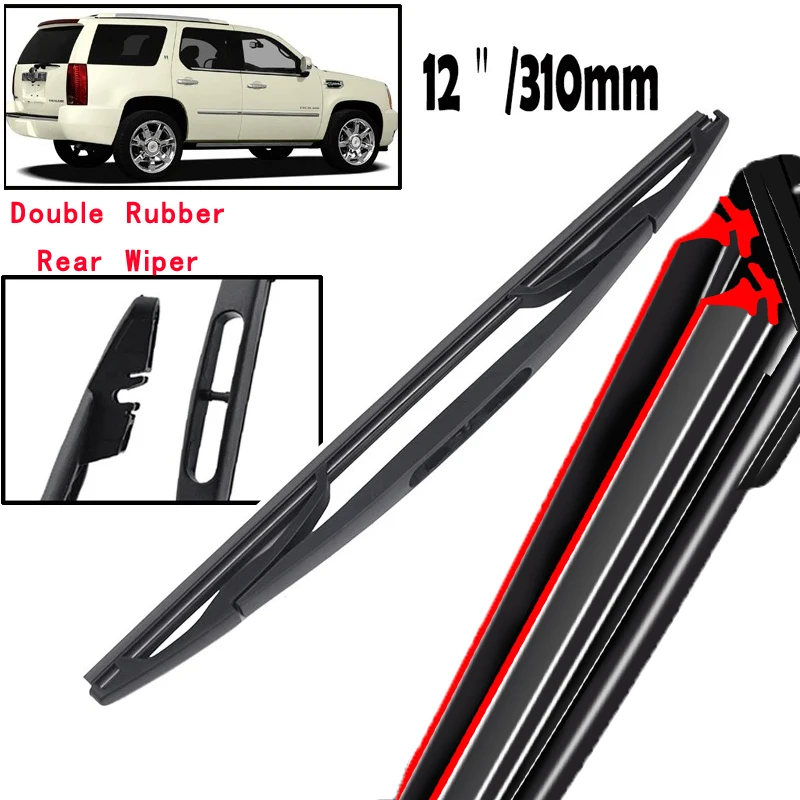 

Car Wiper 12" Rear Wiper Blade For Cadillac Escalade / ESV 2007 - 2014 Windshield Windscreen Tailgate Window Rain Brush