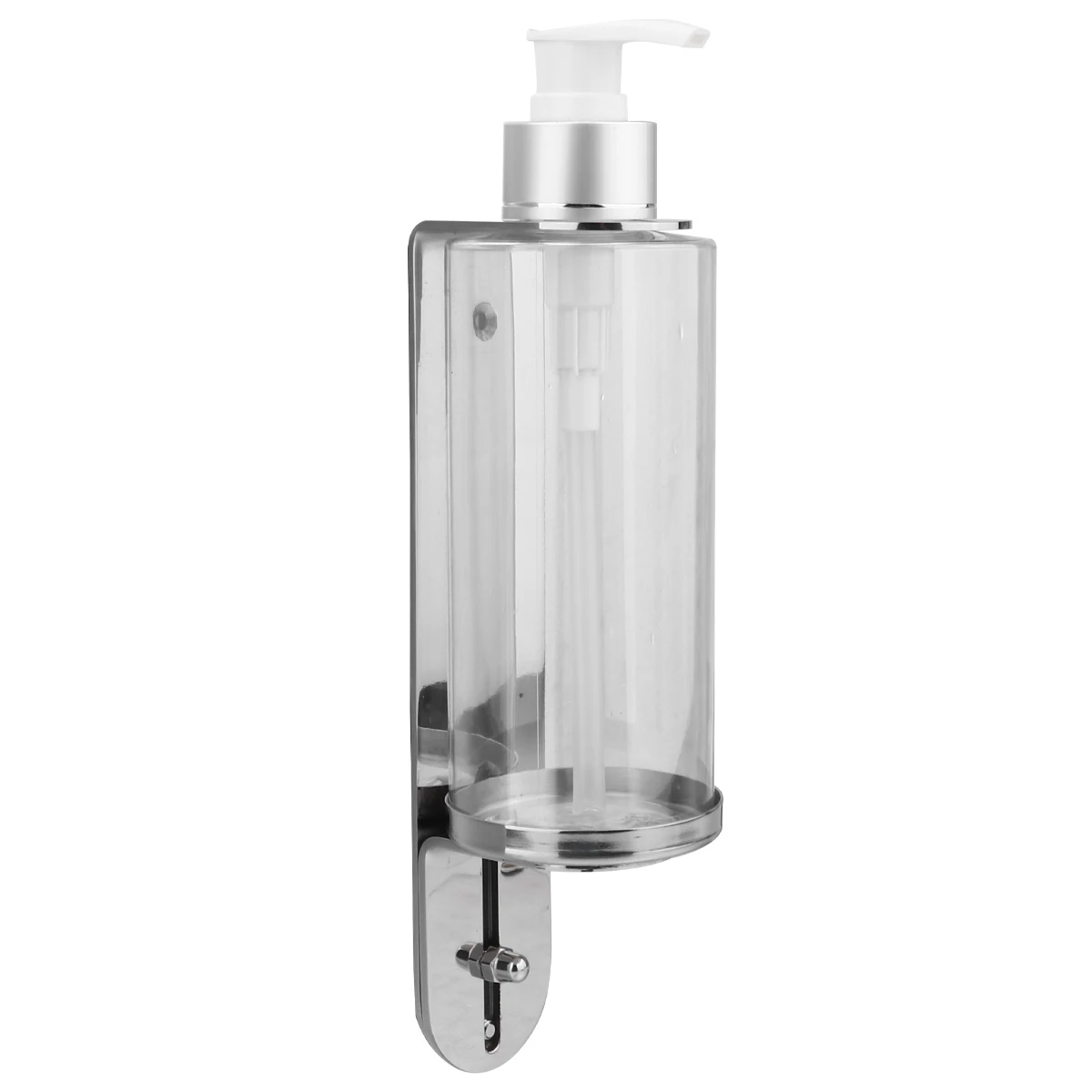 

Wall Mounted Dispenser Stainless Steel Bathroom Liquid Soap Pump Container Foaming H Facial Cleanser Dish Soap Face