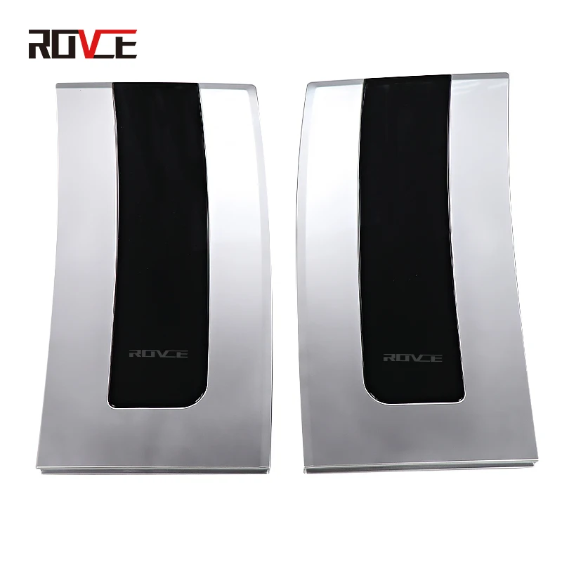 ROVCE Chrome Side Door Vent Cover Fender Air Vents Trim For Land Rover Range Rover Vogue L405 2013-2022 Upgraded 2023 Style