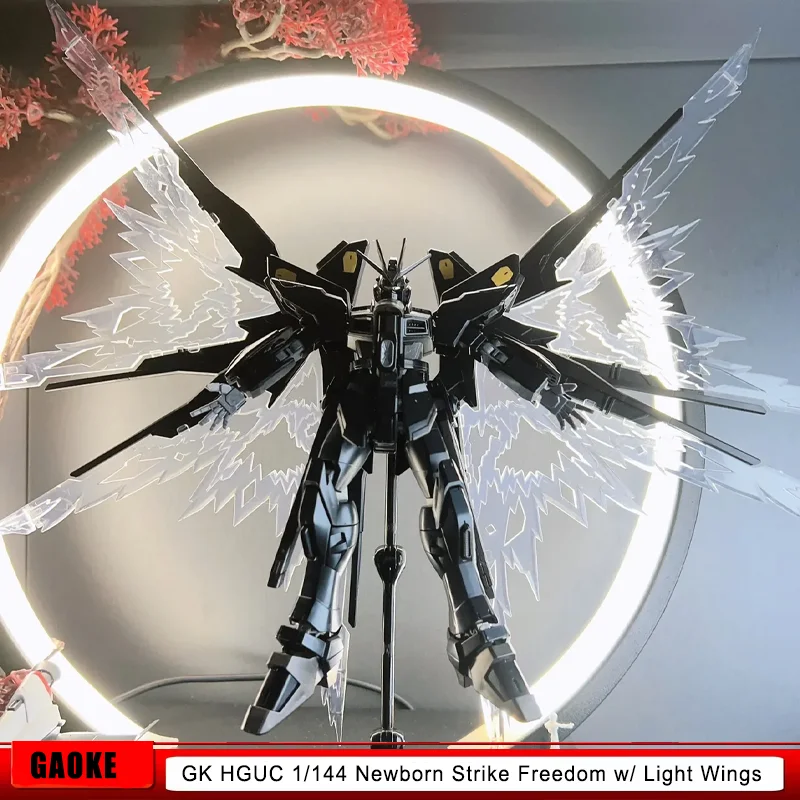 GK HGUC 1/144 Newborn Strike Freedom w/ Light Wings Midnight Legend Assembly Model Kit Action Figure Collectible Toy Gift