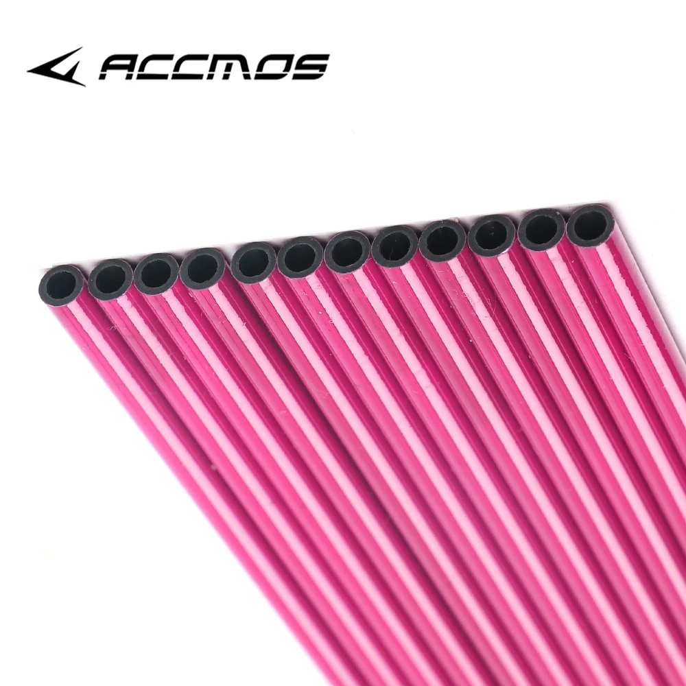 

6/12pcs Archery Carbon Arrow Tube ID3.2mm Pink Arrow Shaft 31inch Spine 600 700 800 Bow Hunting Shooting Tube