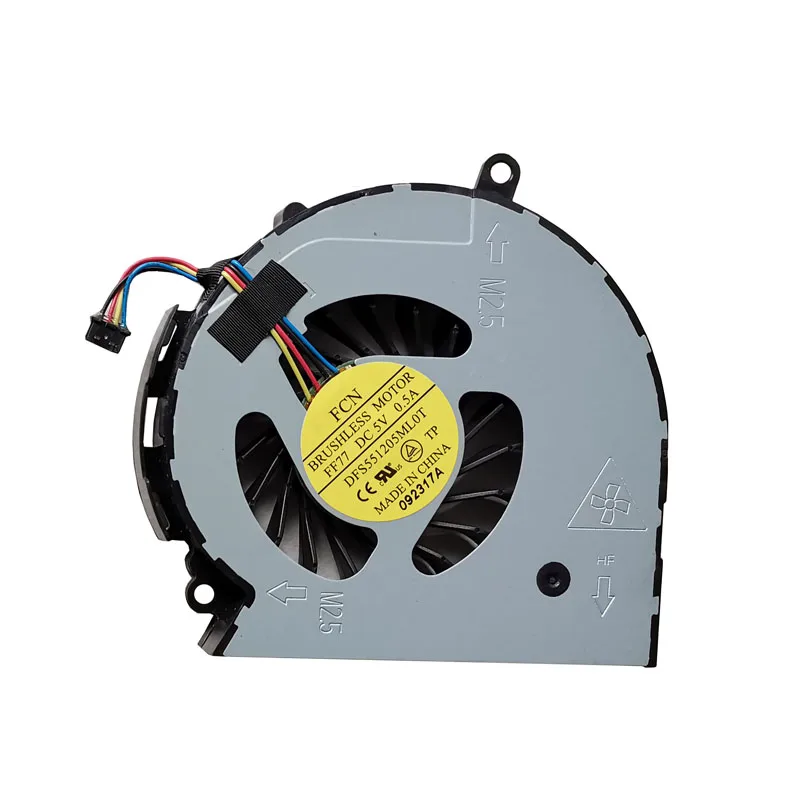 Ventilador de refrigeração original novo da cpu do portátil para o refrigerador da substituição do caderno do hp hp TPN-F114-f113 TPN-F115-f112 14-d 15-d 17-d