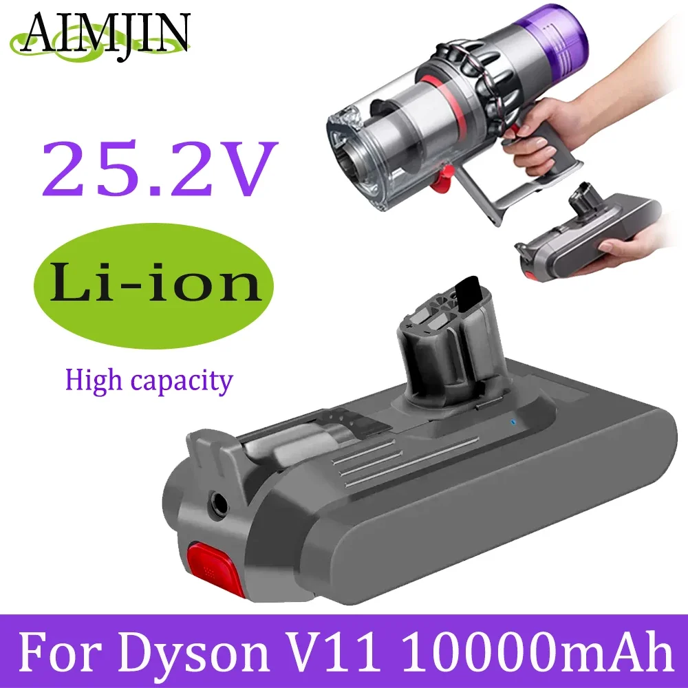 

High Capacity Battery Dyson NEW V11 Absolute V11 Animal li-ion Vacuum Cleaner Rechargeable Battery Super Lithium Cell 10000mAh