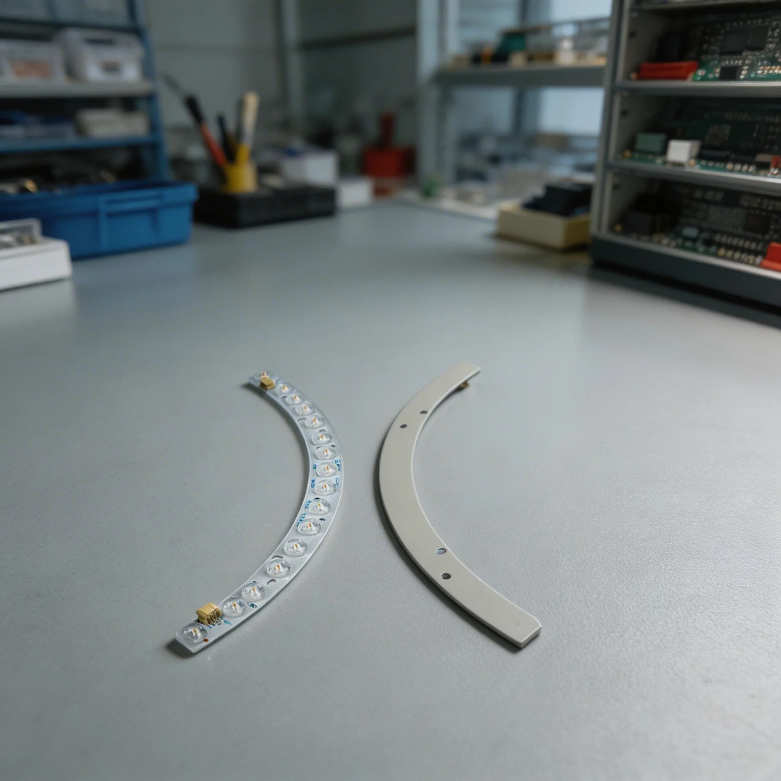 Curved LED Light with Lens Technology 24W 48W Dual Mode Tricolor Lighting Suitable for Ceiling Fan and Room Lighting