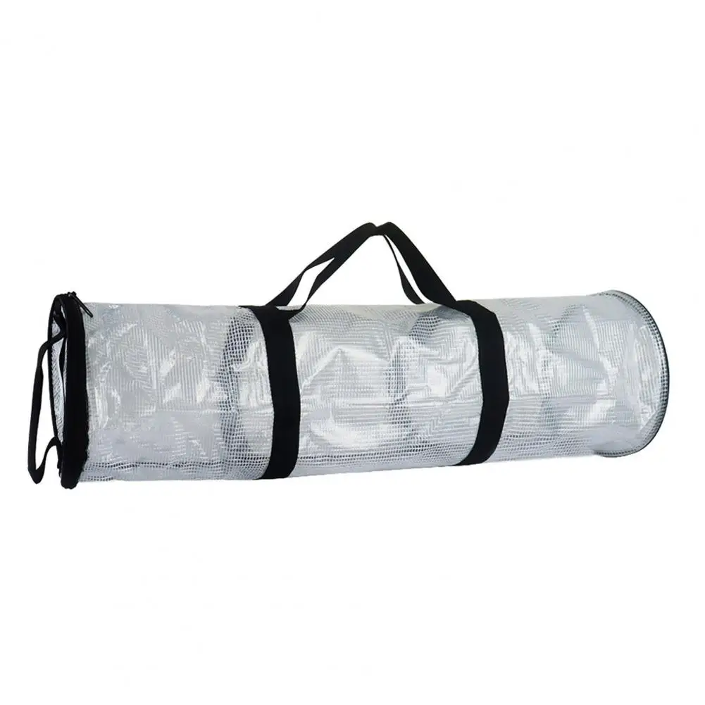 Waterproof Pvc Storage Bag Waterproof Pvc Christmas Wrapping Paper Storage Bag with Handle Transparent Zipper Closure for Easy