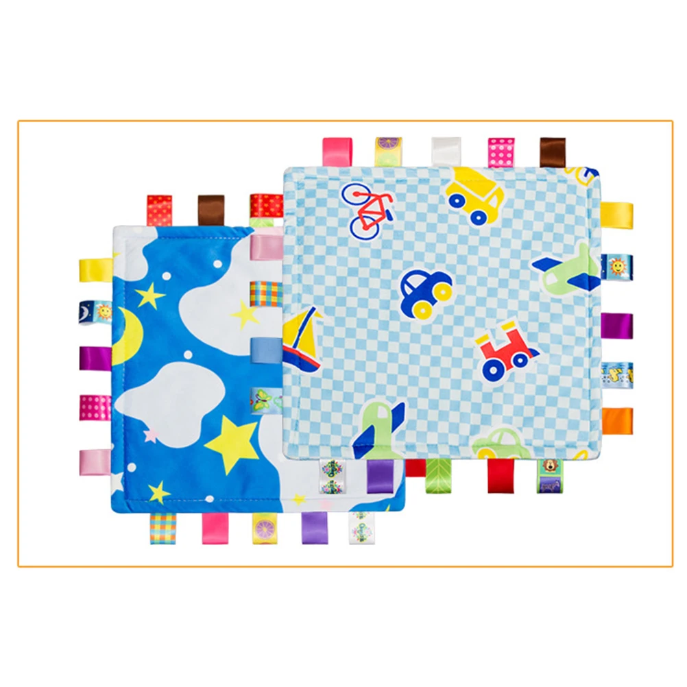 

Baby Teething Cloth Super Soft Cotton Security Blanket for Teething Babies Soothes Gums