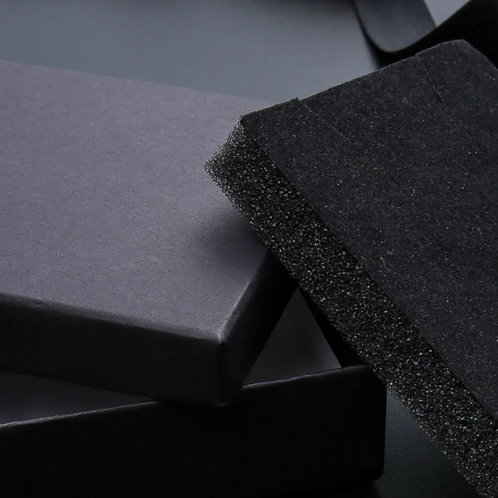 

25Pcs Black Kraft Paper Jewelry Box Large Size Ring Necklace Earring Storage Organizer Retro Fashion Gift for Women Ladies