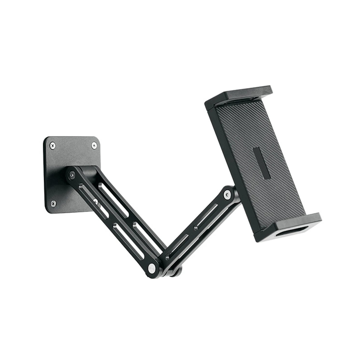 Tablet Wall Mount Holder 360° Rotation Adjustable Aluminum Extendable Arm for iPad Pro Air Mini 4.7-12.9 Inch Phones Tablets