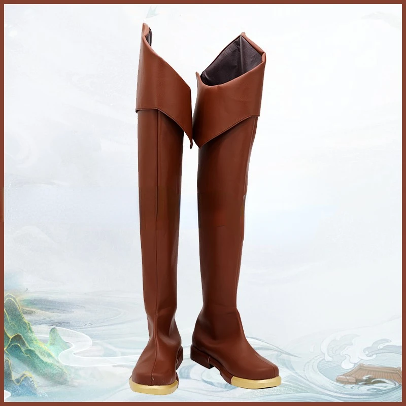 Anime She-Ra: Princess of Power Sea Hawk Pirate Captain Shoes Cosplay Knee-high Boots Halloween Costumes Accessories Custom Made