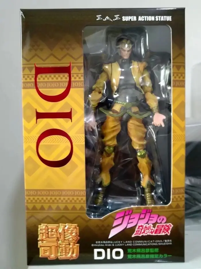 Anime JoJo dziwaczna postać przygodowa Kujo Jotaro figurka PVC posąg Model ozdoba zabawka dla dzieci prezent