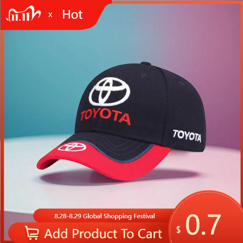 

Fot Toyota 2026, новая бейсболка с вышивкой для мужчин и женщин, уличная летняя спортивная шапка, солнцезащитная кепка для Toyota Camry Corolla Auris Ra