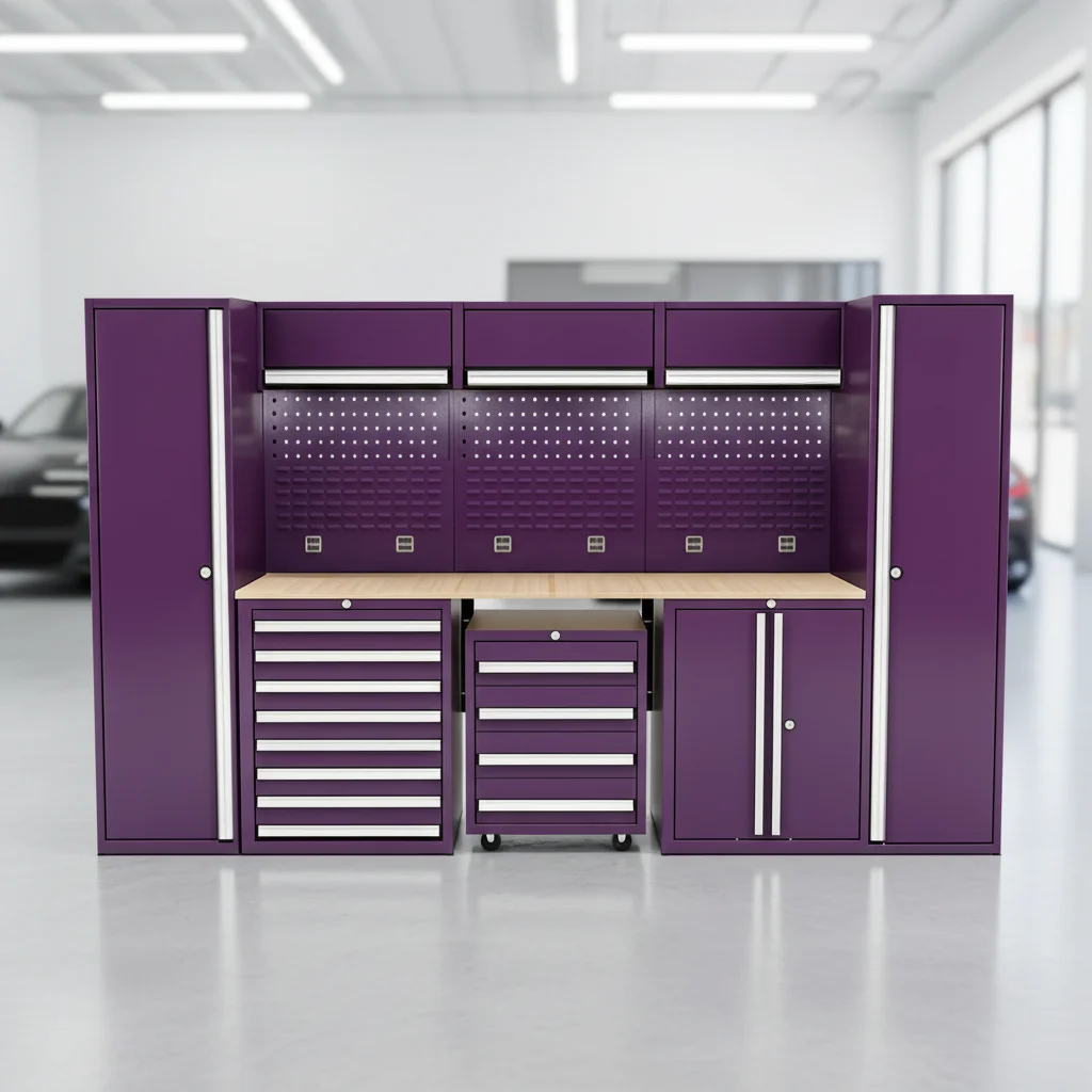 Heavy-Duty Steel Tool Cabinet with Drawers - Industrial Storage Solution for Garage & Workshop