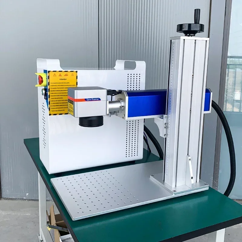 

Hot sale 20w/30w/50w/100w Metal Nonmetal Materials fiber laser marking machine Hot sales