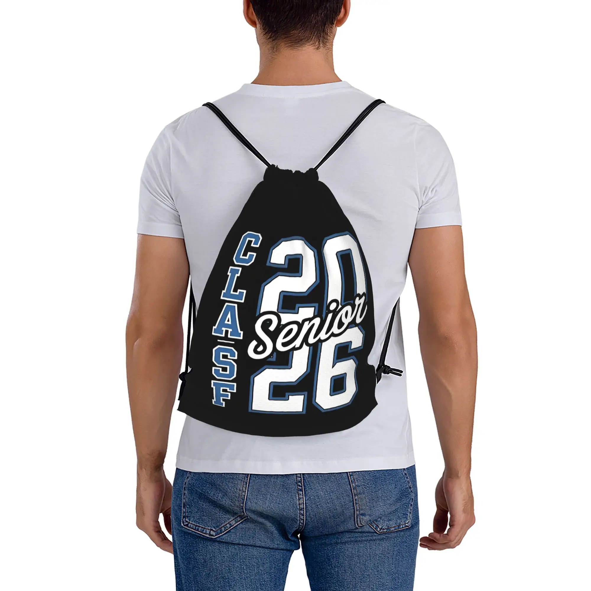 Back To School Class Of 2026 Graduation Gifts Graduation in 2026 Portable Sports Riding Backpack Gym Shoes Drawstring Bags